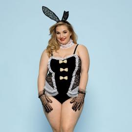 Еротичний костюм зайчика JSY P91102 Plus Size - 1