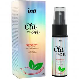 Збудливий спрей для клітора Intt Clit Me On Peppermint Cooling Effect 12 мл, охолоджуючий ефект - 1