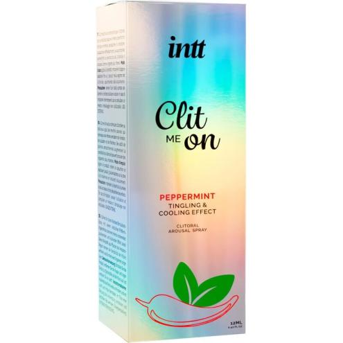 Возбуждающий спрей для клитора Intt Clit Me On Peppermint Cooling Effect 12 мл, охлаждающий эффект