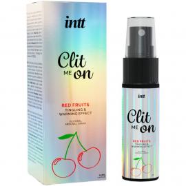 Збудливий спрей для клітора Intt Clit Me On Red Fruits Warming Effect 12 мл - 1