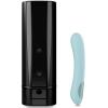 Інтерактивний набір мастурбатор + стимулятор точки G Kiiroo Onyx+ та Pearl 2+ Couple Set Turquoise