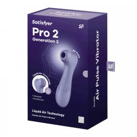 Вакуумный клиторальный стимулятор Satisfyer Pro 2 Generation 3 with Liquid Air Lilac - 5