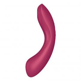 Вакуумный стимулятор с вибрацией Satisfyer Curvy Trinity 1 Red - 2