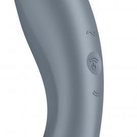 Вакуумний стимулятор із вібрацією Satisfyer Curvy Trinity 1 Bluegrey - 3