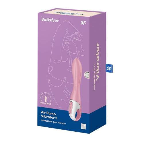 Вібратор точки G надувний Satisfyer Air Pump Vibrator 2