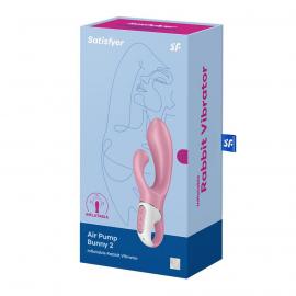 Вібратор-кролик надувний Satisfyer Air Pump Bunny 2 - 2