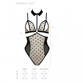 Боди DOMINICA BODY beige L/XL - Passion - 4