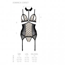 DOMINICA CORSET beige L/XL - Passion - 2