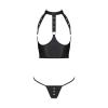 GENEVIA SET WITH OPEN BRA black S/M - Passion