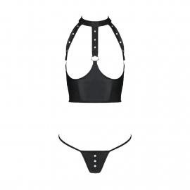 GENEVIA SET WITH OPEN BRA black L/XL - Passion - 3