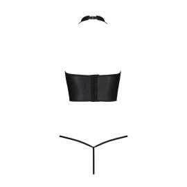 GENEVIA SET WITH OPEN BRA black L/XL - Passion - 2