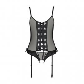 NESSY CORSET black L/XL - Passion - 3