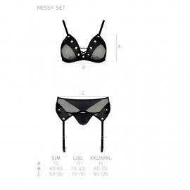 NESSY SET black L/XL - Passion - 5