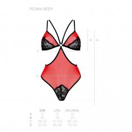 PEONIA BODY red L/XL Passion - 4