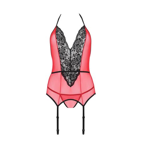 PEONIA CORSET red L/XL Passion