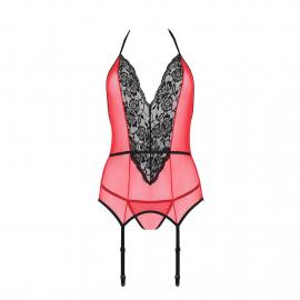 PEONIA CORSET red L/XL Passion - 2