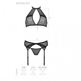 SATARA SET red L/XL Passion - 3