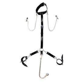 Бондажный набор с металлическим анальным крюком №2 Art of Sex Beatrice Bondage set with anal hook №2 - 1