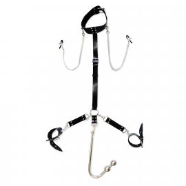 Бондажный набор с металлическим анальным крюком №3 Art of Sex Beatrice Bondage set with anal hook №3 - 1