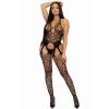 Leg Avenue Net suspender bodystocking Black O/S