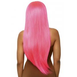 Перука Leg Avenue 33″ Long straight center part wig neon pink - 3