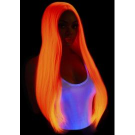 Перука Leg Avenue 33″ Long straight center part wig neon pink - 2