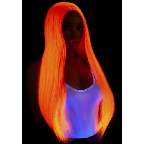 Парик Leg Avenue 33″ Long straight center part wig neon pink