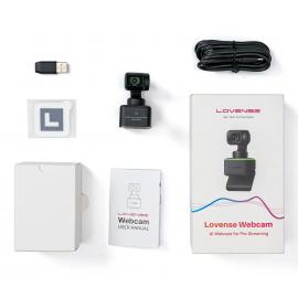 4К веб-камера зі штучним інтелектом Lovense WebCam, для стріму, активація чаєвими - 8