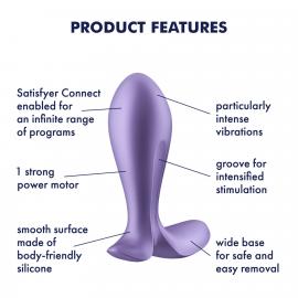 Анальна пробка Satisfyer Intensity Plug Purple - 2