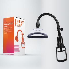 Вакуумна помпа для вульви Pussy Pump Premium Fun розмір L (13 см), механічний насос - 2
