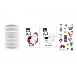 Мягкий мастурбатор Romp Mosh Transparent - 5