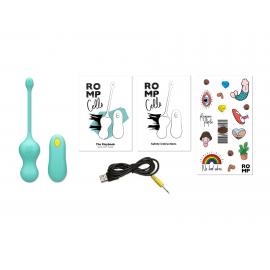 Віброяйце для точки G з пультом керування Romp Cello Light Teal - 3