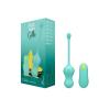 Віброяйце для точки G з пультом керування Romp Cello Light Teal