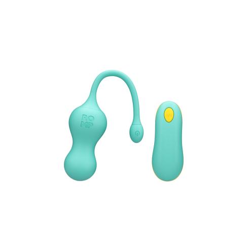 Віброяйце для точки G з пультом керування Romp Cello Light Teal