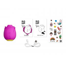 Шикарний вакуумний кліторальний стимулятор Romp Rose Pink - 4