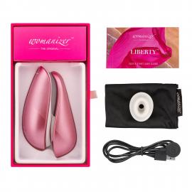 Вакуумний кліторальний стимулятор Womanizer Liberty Pink - 4