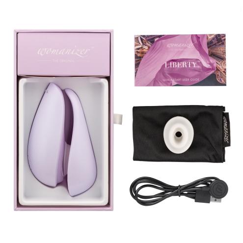 Вакуумный клиторальный стимулятор Womanizer Liberty Lilac