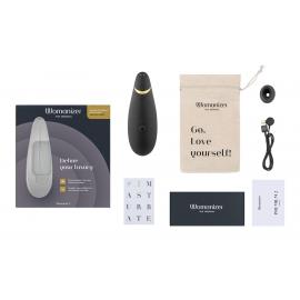 Вакуумний кліторальний стимулятор Womanizer Premium 2 - Black - 6
