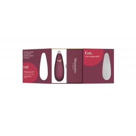 Вакуумний кліторальний стимулятор Womanizer Premium 2 - Bordeaux - 4