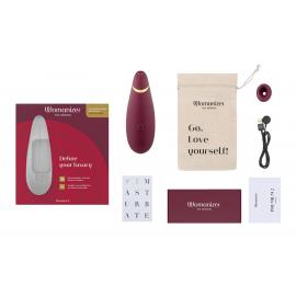 Вакуумний кліторальний стимулятор Womanizer Premium 2 - Bordeaux - 5