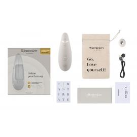 Вакуумний кліторальний стимулятор Womanizer Premium 2 - Grey - 5