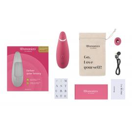 Вакуумний клиторальный стимулятор Womanizer Premium 2 - Raspberry - 5