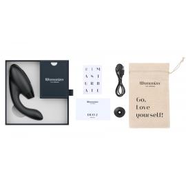 Вакуумний кліторальний стимулятор Womanizer Duo 2 - Black - 7