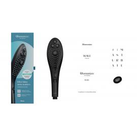 Насадка-стимулятор для душу 2в1 Womanizer Wave Black - 9
