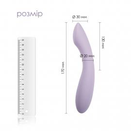 Вібратор для точки G з інтелектуальним режимом Svakom Amy 2 Pastel Lilac - 5
