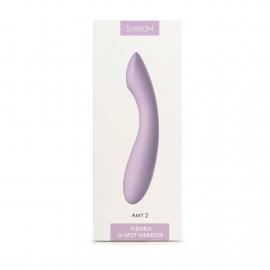Вібратор для точки G з інтелектуальним режимом Svakom Amy 2 Pastel Lilac - 4