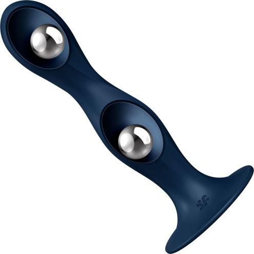 Ділдо Satisfyer Double Ball-R Dark Blue