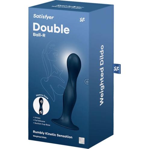 Дилдо Satisfyer Double Ball-R Dark Blue