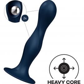 Ділдо Satisfyer Double Ball-R Dark Blue - 2