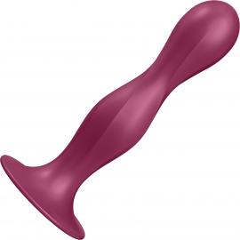 Ділдо Satisfyer Double Ball-R Dark Red - 1